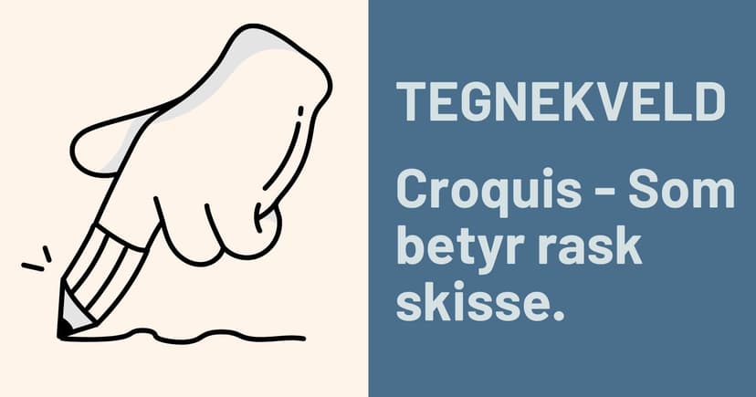 strektegning av finger som blyant